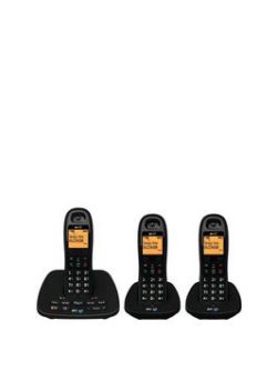 Bt 1500 Trio Cordless Telephone With Answering Machine